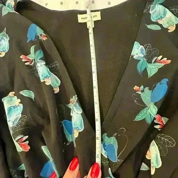 Harper & Joy Florsl Pattern Blouse - Picture 7 of 7